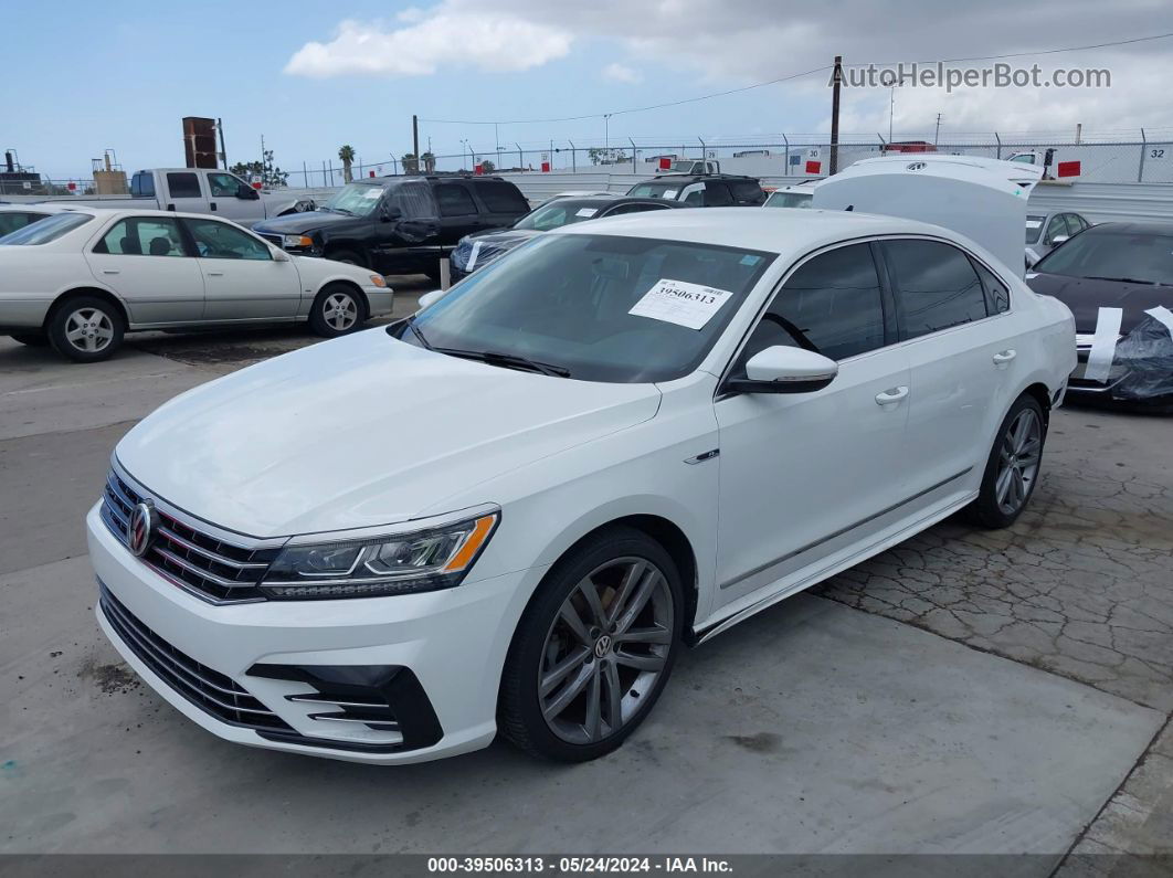 2017 Volkswagen Passat 1.8t R-line White vin: 1VWDT7A32HC042302