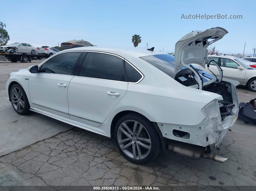 2017 Volkswagen Passat 1.8t R-line White vin: 1VWDT7A32HC042302