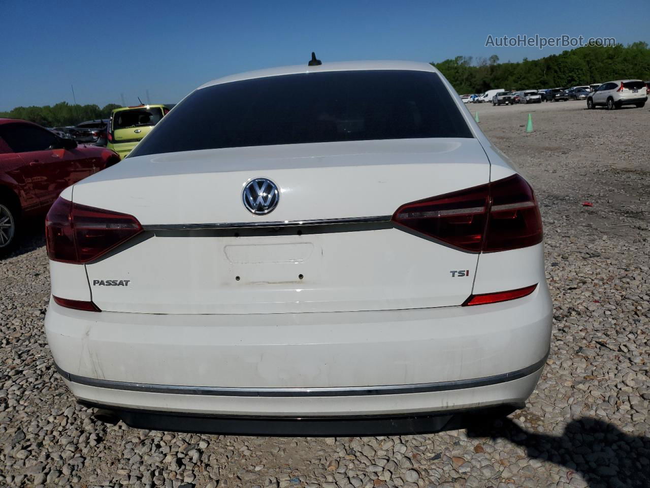 2017 Volkswagen Passat R-line White vin: 1VWDT7A32HC055261