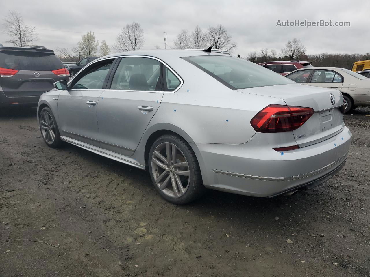 2017 Volkswagen Passat R-line Silver vin: 1VWDT7A33HC029428