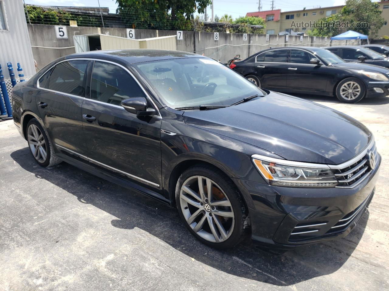 2017 Volkswagen Passat R-line Black vin: 1VWDT7A33HC078533