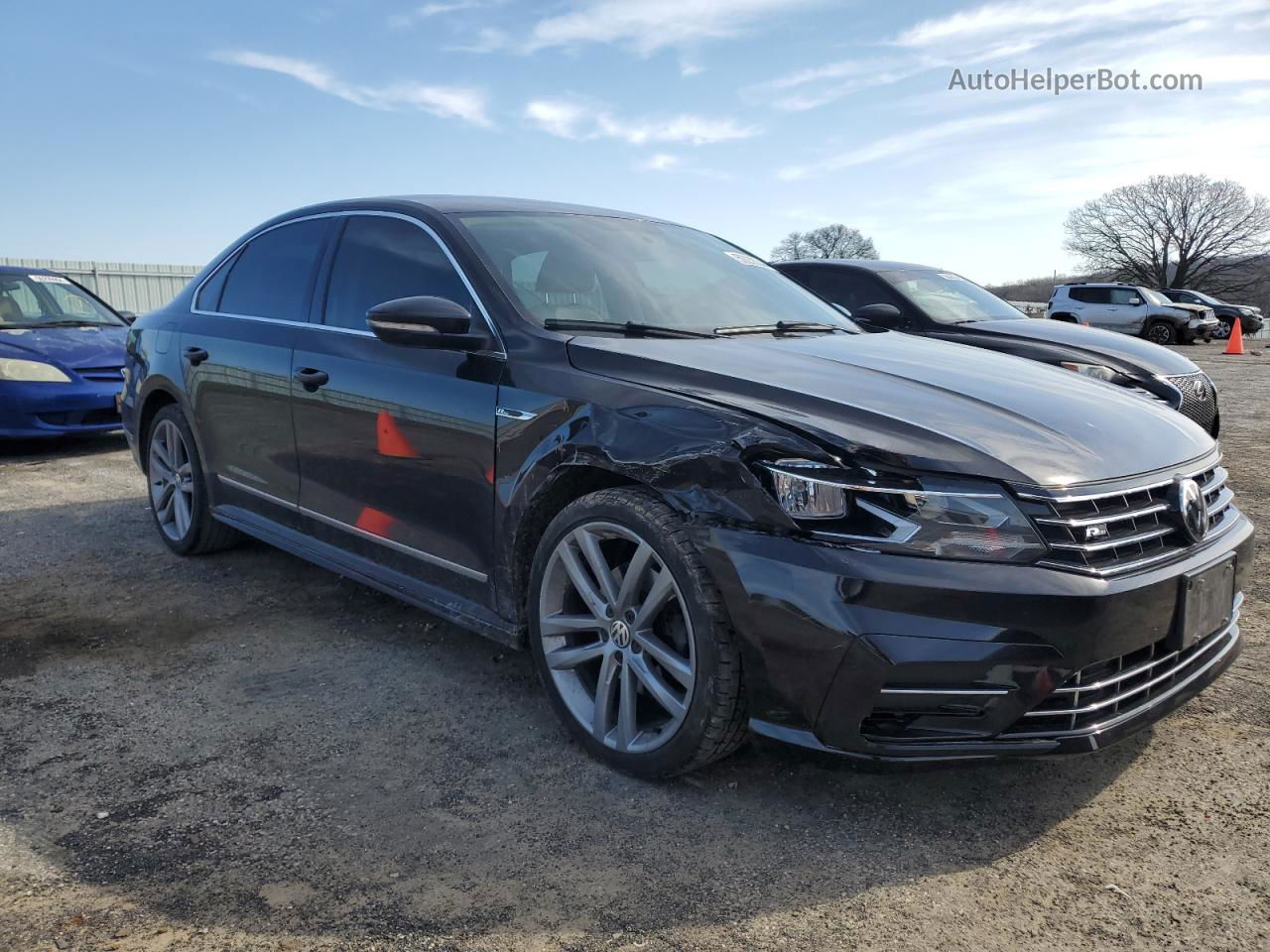 2017 Volkswagen Passat R-line Black vin: 1VWDT7A34HC038316