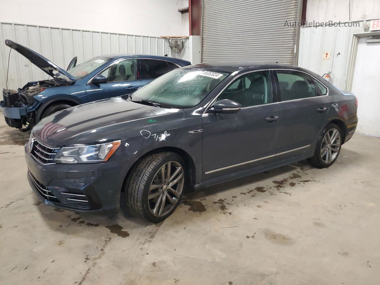 2017 Volkswagen Passat R-line Charcoal vin: 1VWDT7A34HC039532