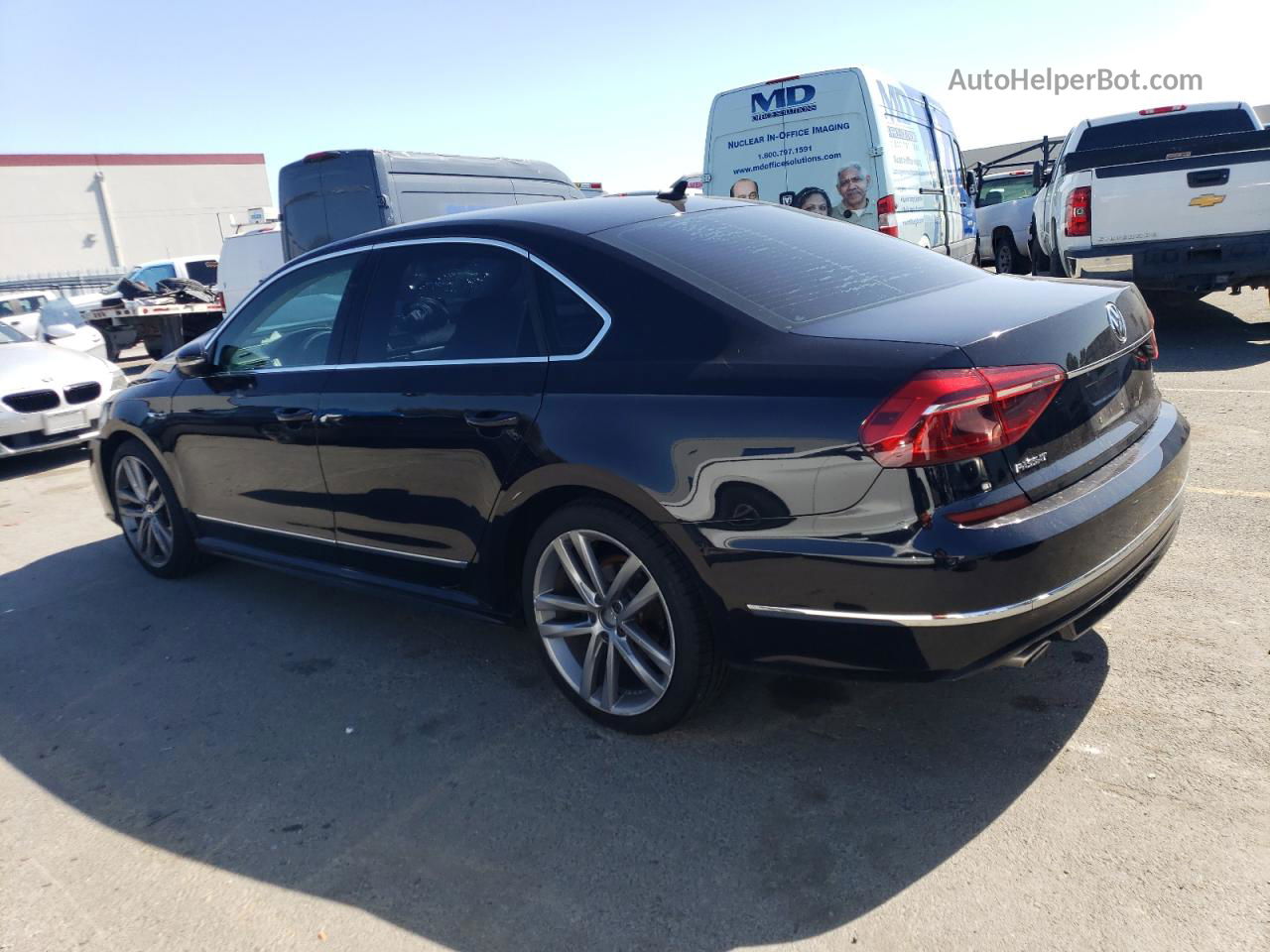 2017 Volkswagen Passat R-line Black vin: 1VWDT7A34HC044603