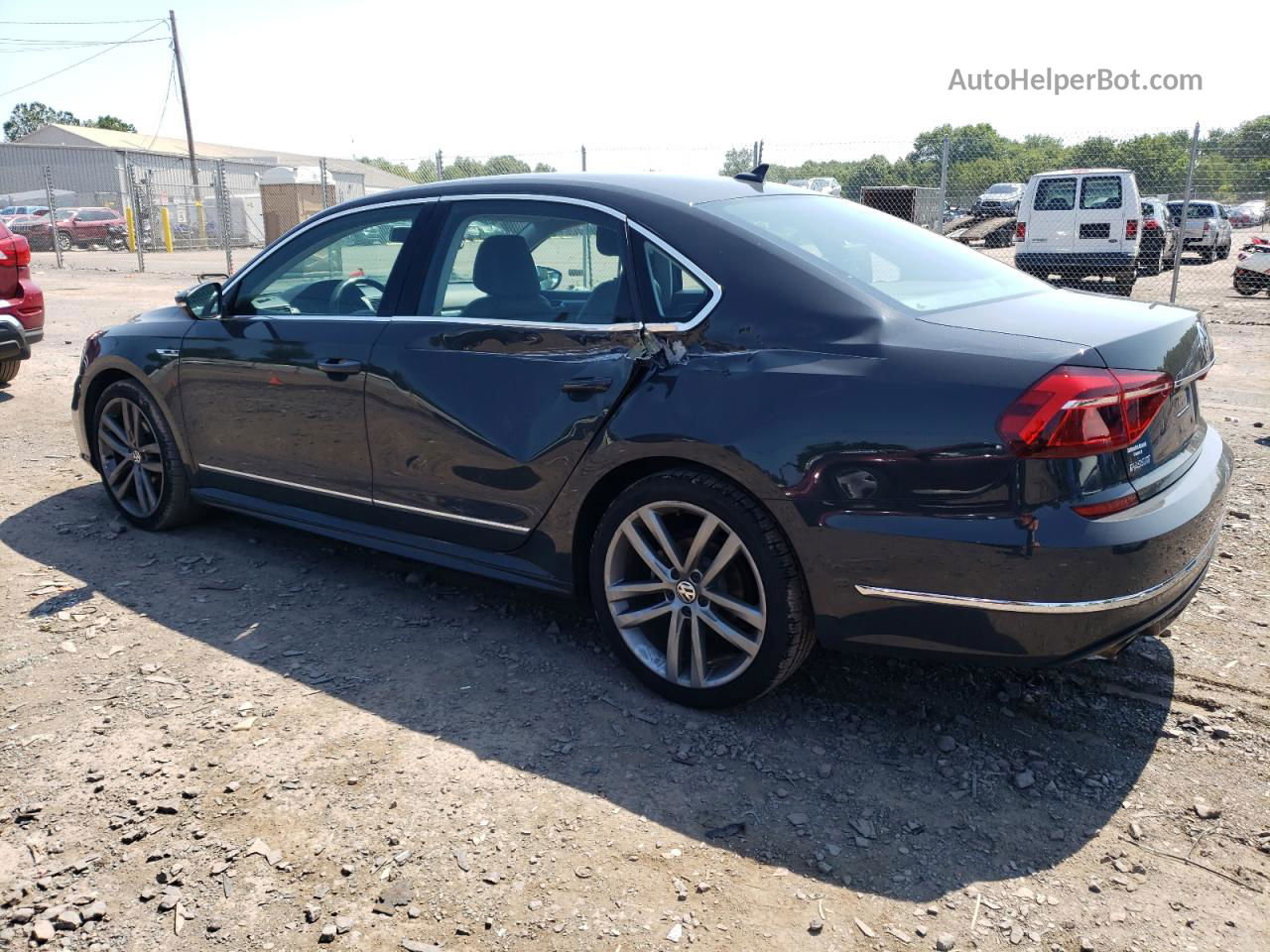 2017 Volkswagen Passat R-line Gray vin: 1VWDT7A34HC047405