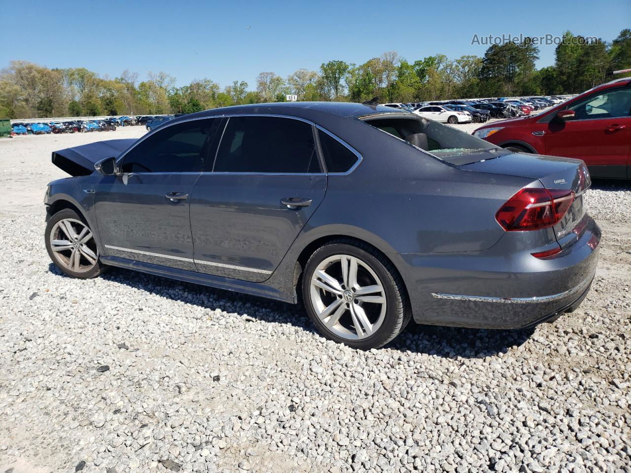 2017 Volkswagen Passat R-line Charcoal vin: 1VWDT7A34HC060459