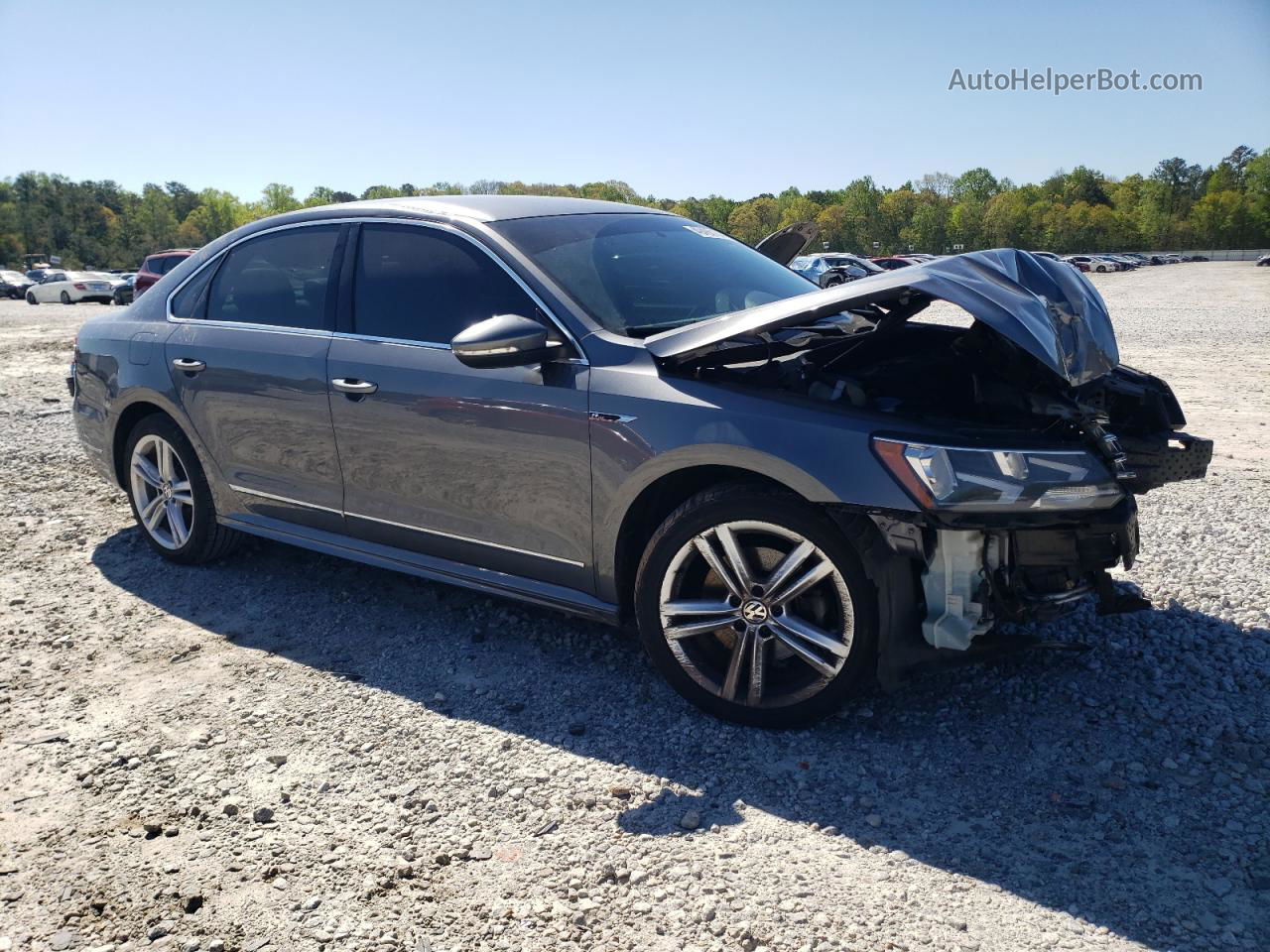 2017 Volkswagen Passat R-line Charcoal vin: 1VWDT7A34HC060459