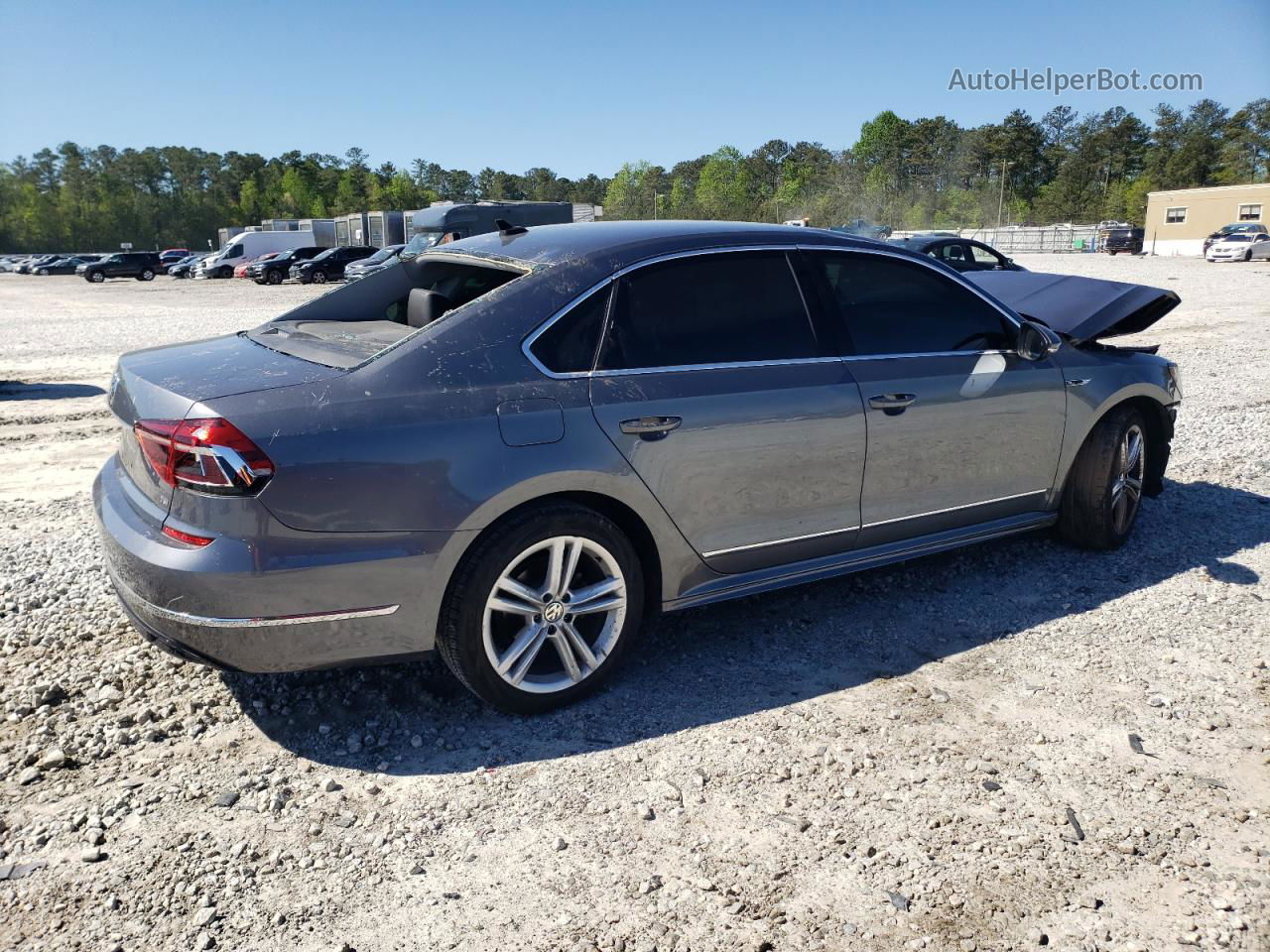 2017 Volkswagen Passat R-line Угольный vin: 1VWDT7A34HC060459