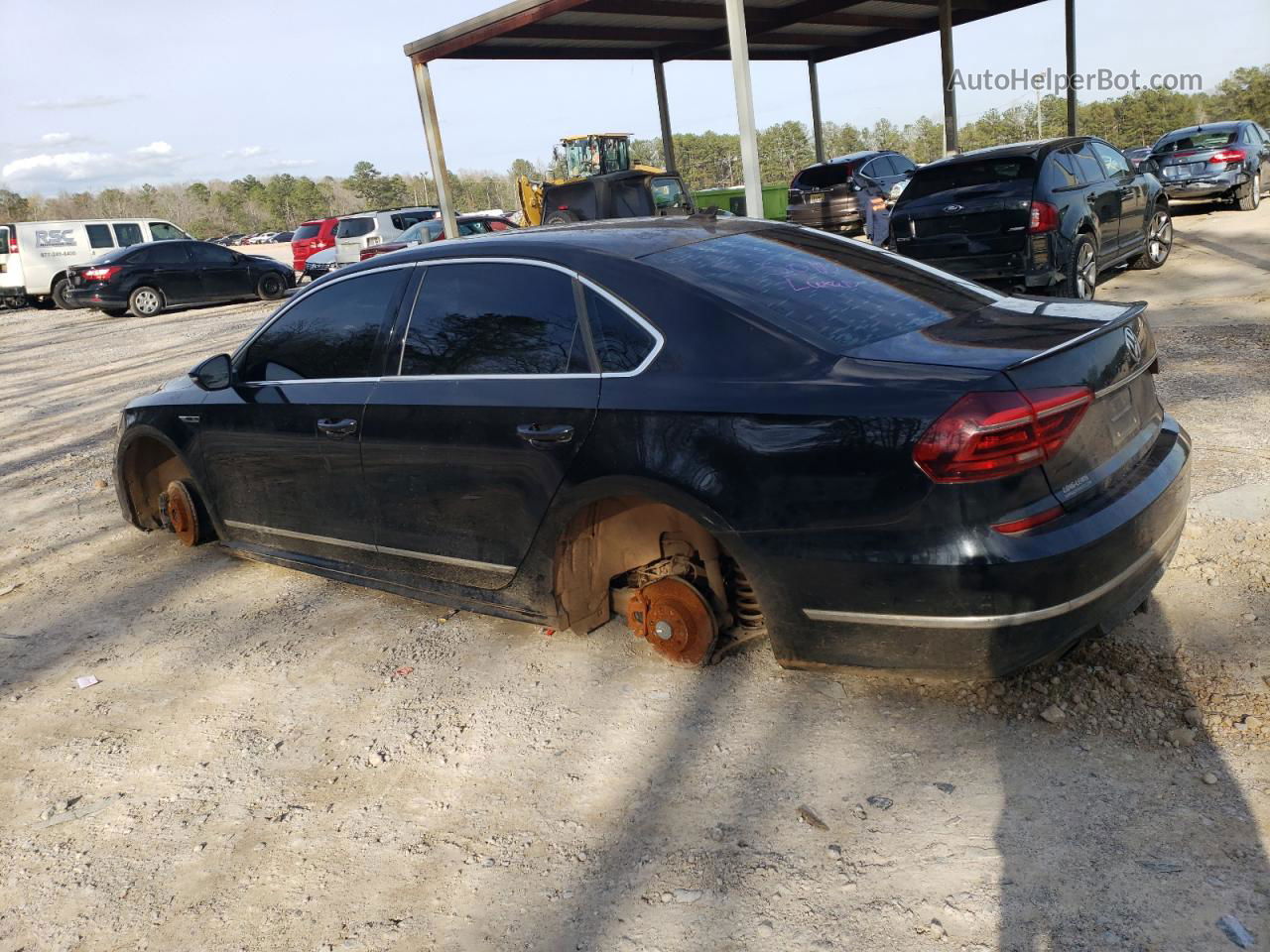 2017 Volkswagen Passat R-line Black vin: 1VWDT7A34HC086267