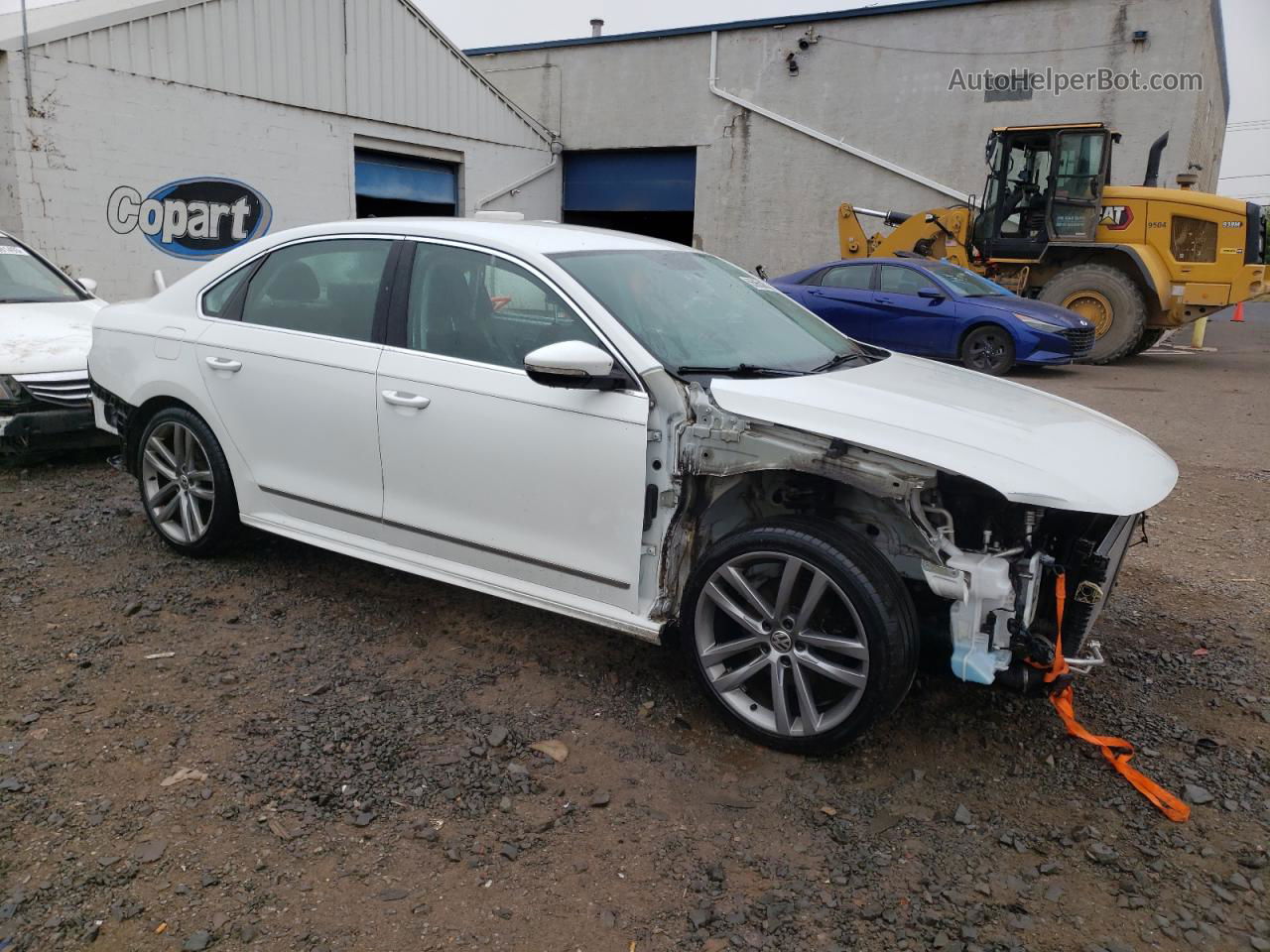 2017 Volkswagen Passat R-line White vin: 1VWDT7A35HC016793