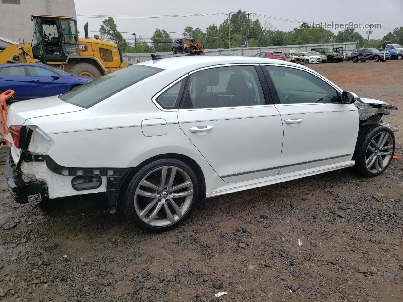 2017 Volkswagen Passat R-line White vin: 1VWDT7A35HC016793