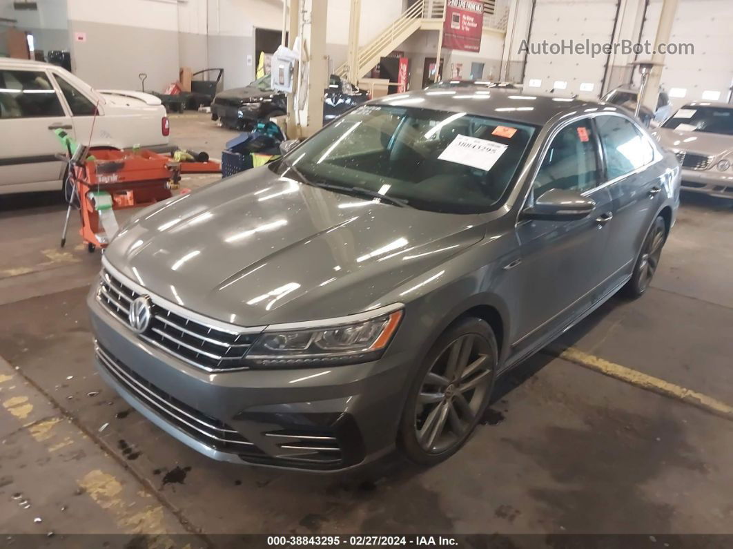 2017 Volkswagen Passat 1.8t R-line Gray vin: 1VWDT7A35HC022092