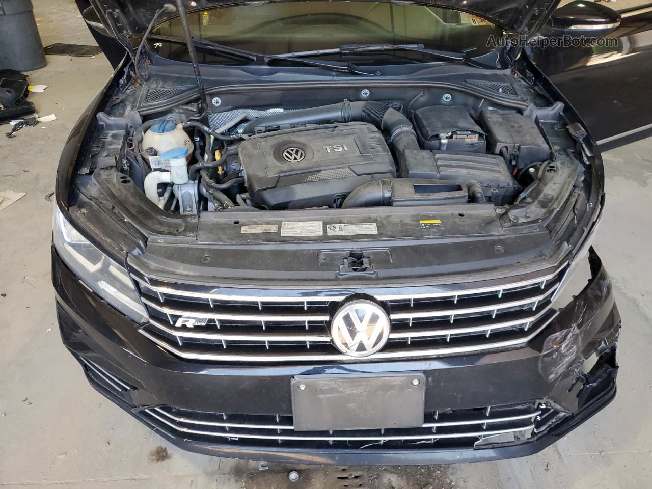 2017 Volkswagen Passat R-line Black vin: 1VWDT7A35HC043458