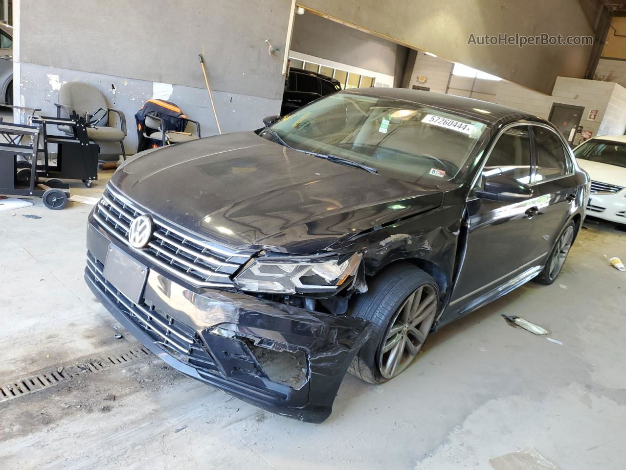 2017 Volkswagen Passat R-line Black vin: 1VWDT7A35HC043458