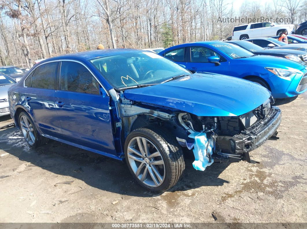 2017 Volkswagen Passat 1.8t R-line Blue vin: 1VWDT7A36HC004586