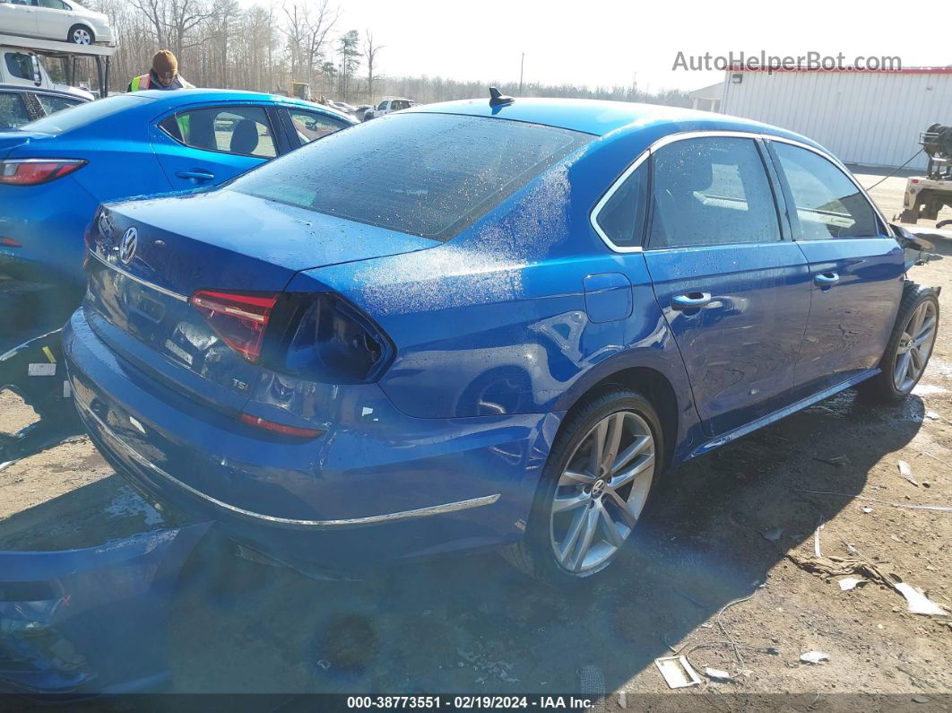 2017 Volkswagen Passat 1.8t R-line Blue vin: 1VWDT7A36HC004586