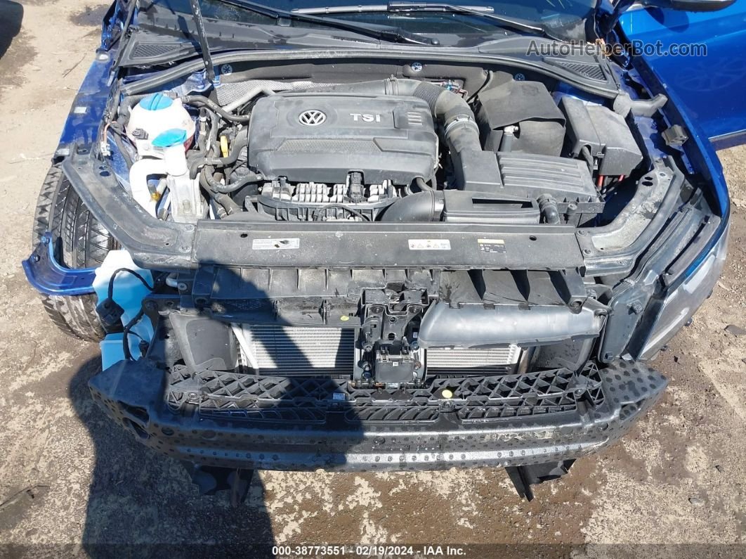 2017 Volkswagen Passat 1.8t R-line Blue vin: 1VWDT7A36HC004586