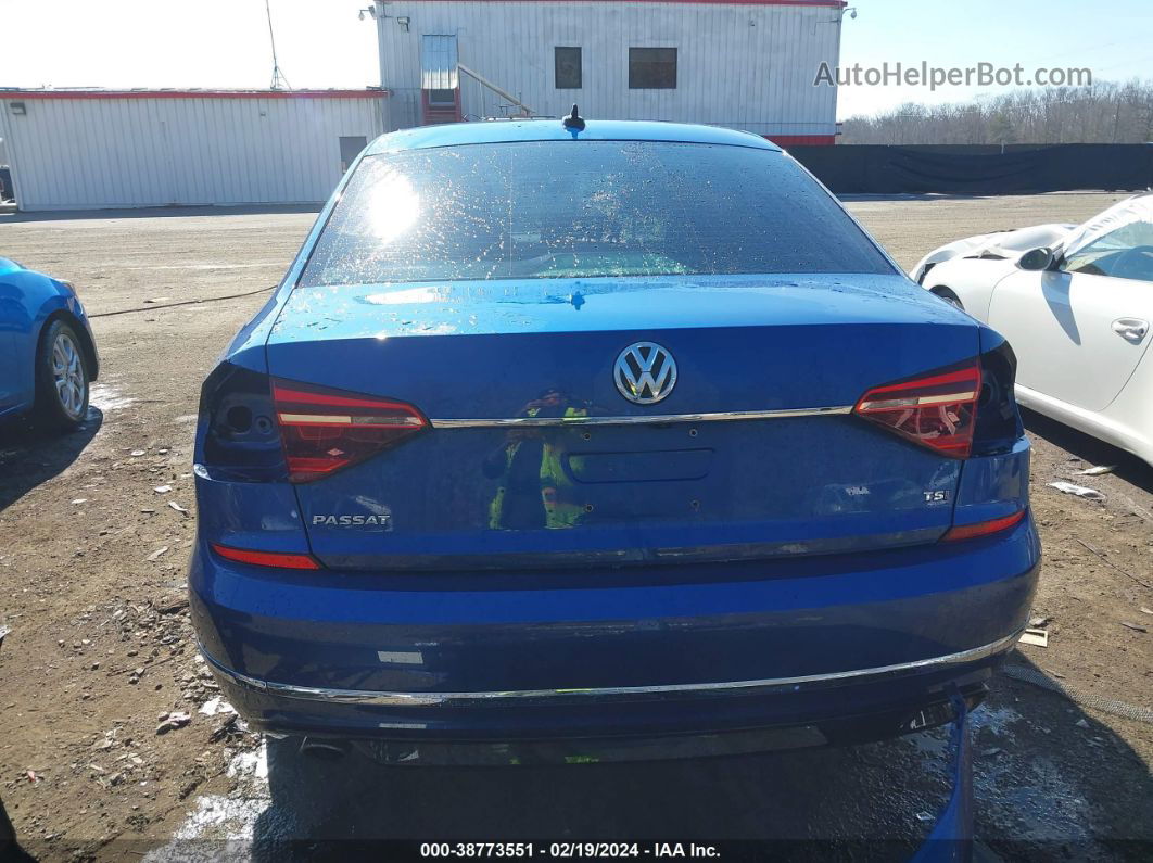 2017 Volkswagen Passat 1.8t R-line Blue vin: 1VWDT7A36HC004586