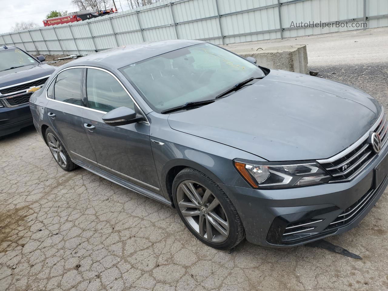 2017 Volkswagen Passat R-line Gray vin: 1VWDT7A36HC074489