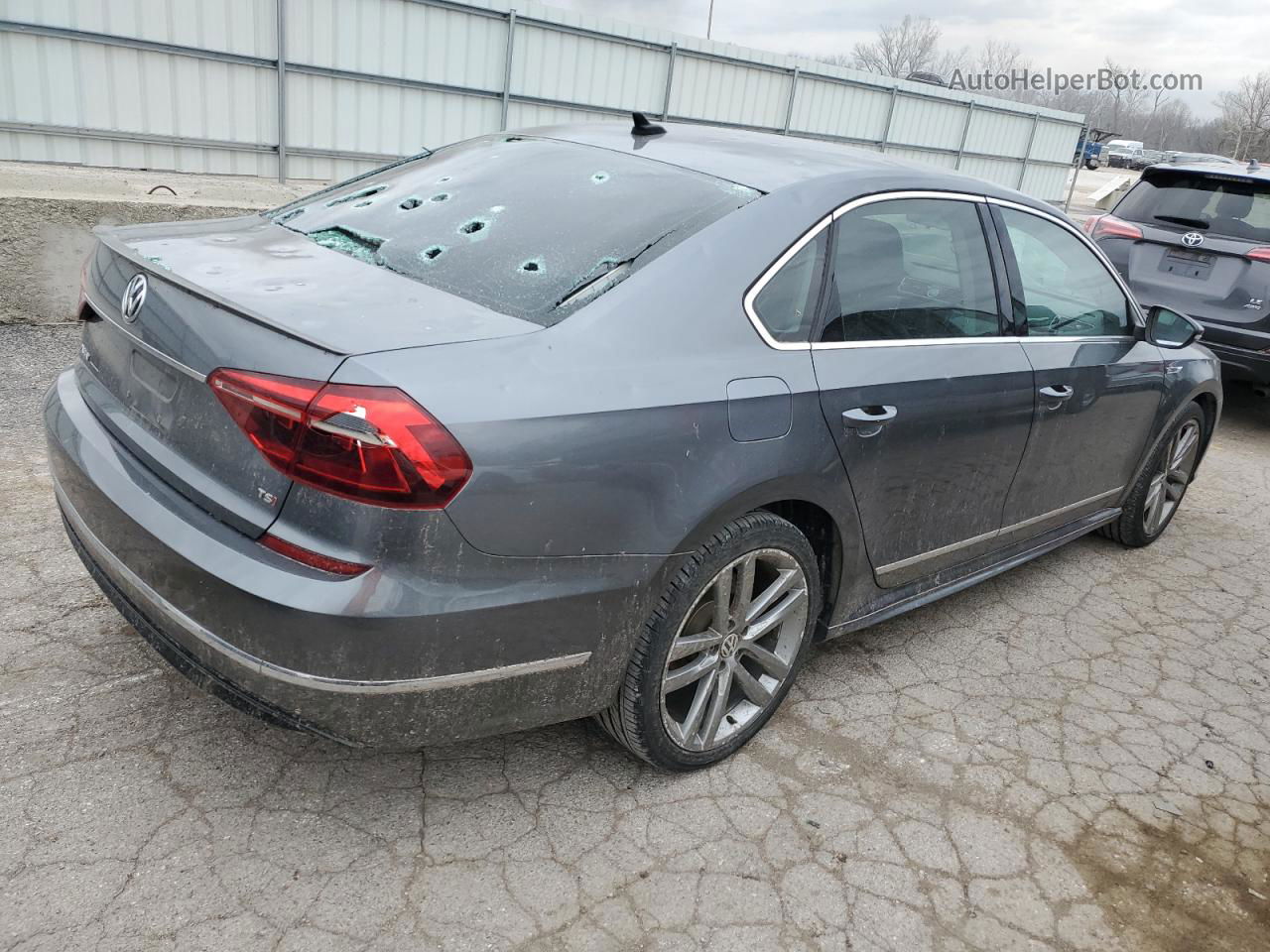 2017 Volkswagen Passat R-line Gray vin: 1VWDT7A36HC074489