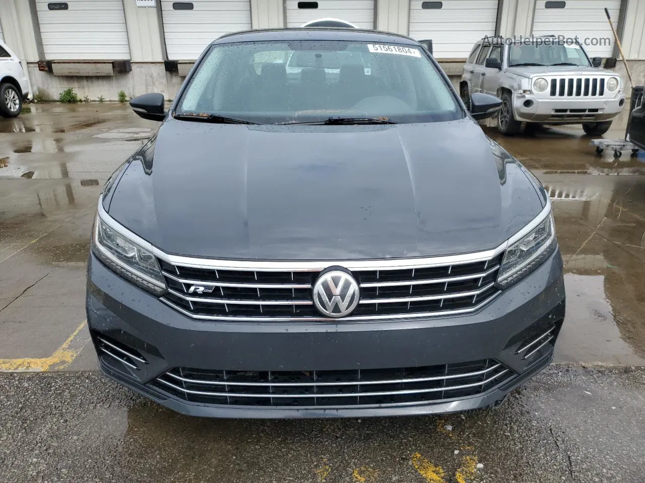 2017 Volkswagen Passat R-line Gray vin: 1VWDT7A37HC009411