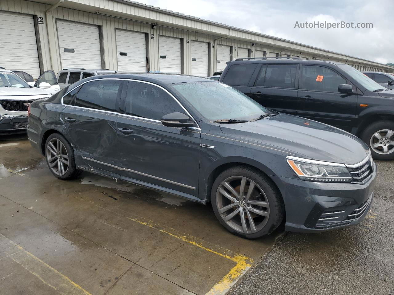 2017 Volkswagen Passat R-line Gray vin: 1VWDT7A37HC009411