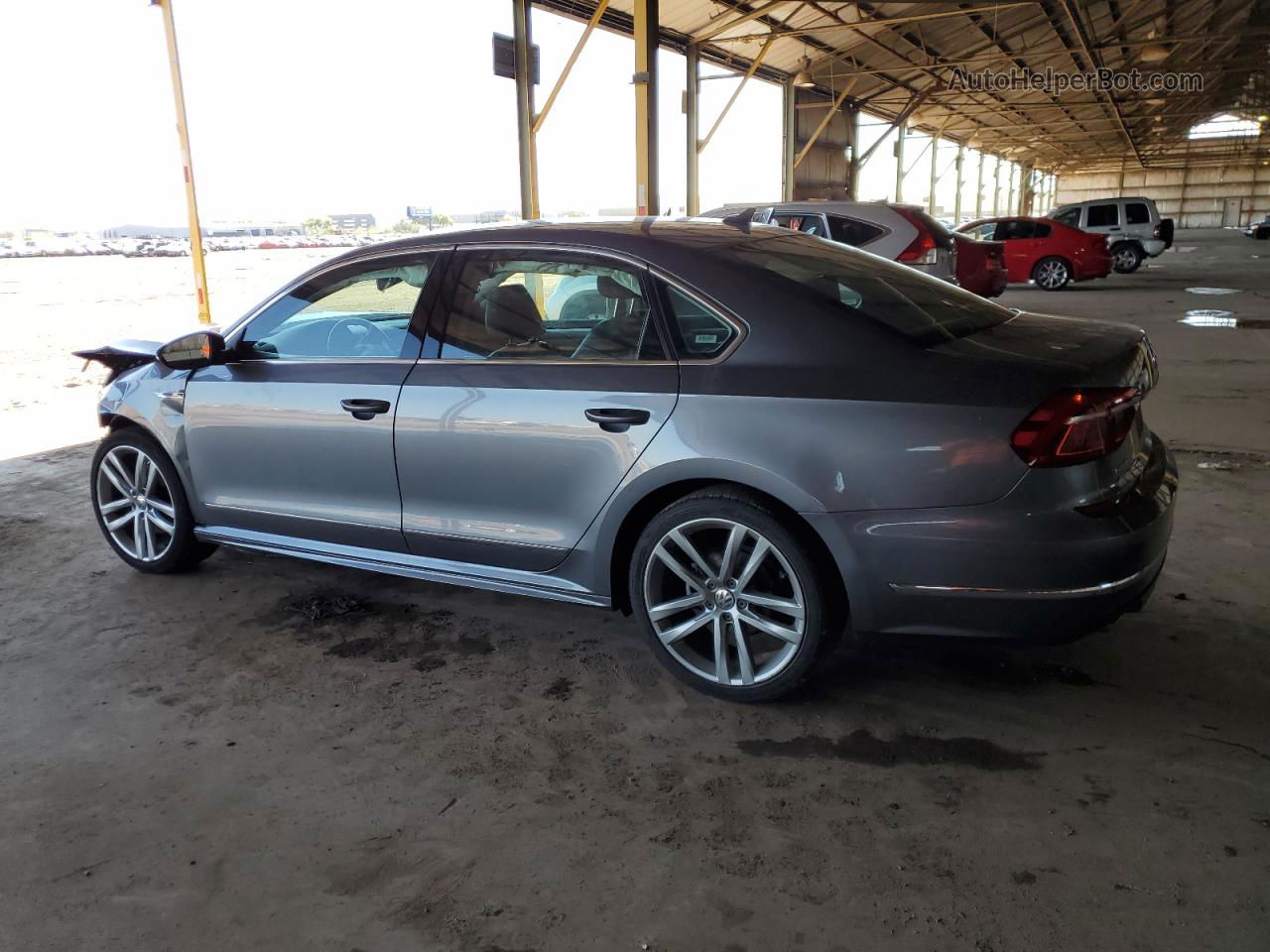 2017 Volkswagen Passat R-line Gray vin: 1VWDT7A37HC026032