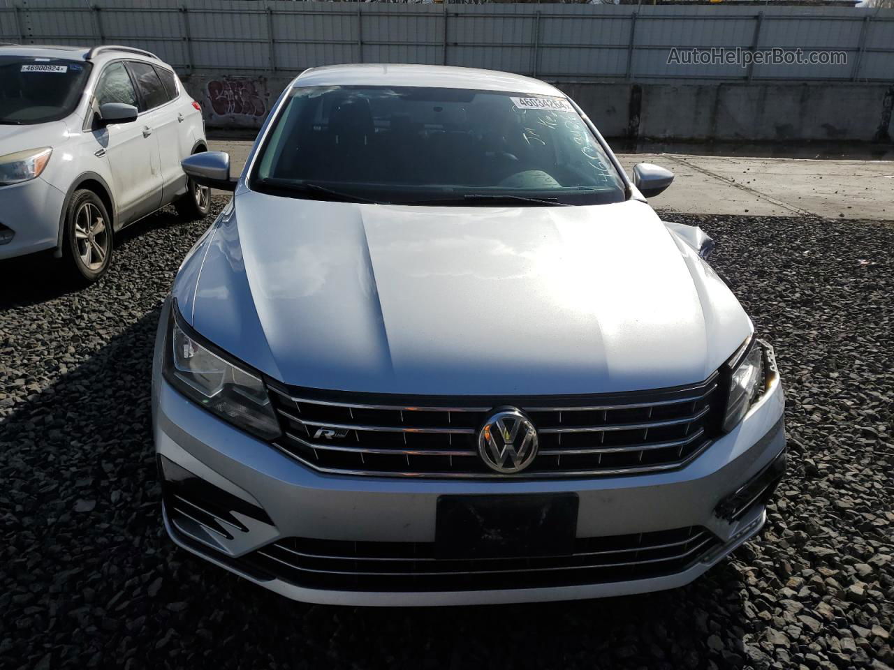 2017 Volkswagen Passat R-line Silver vin: 1VWDT7A37HC028332