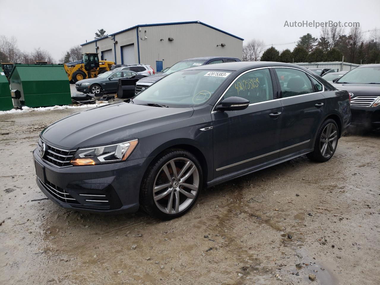 2017 Volkswagen Passat R-line Серый vin: 1VWDT7A37HC044529