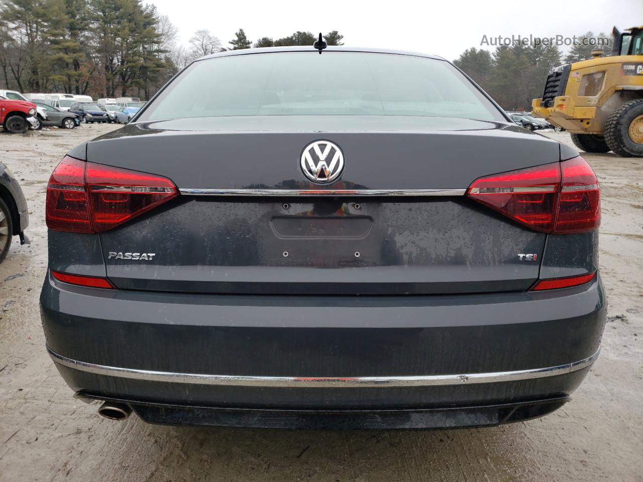 2017 Volkswagen Passat R-line Gray vin: 1VWDT7A37HC044529