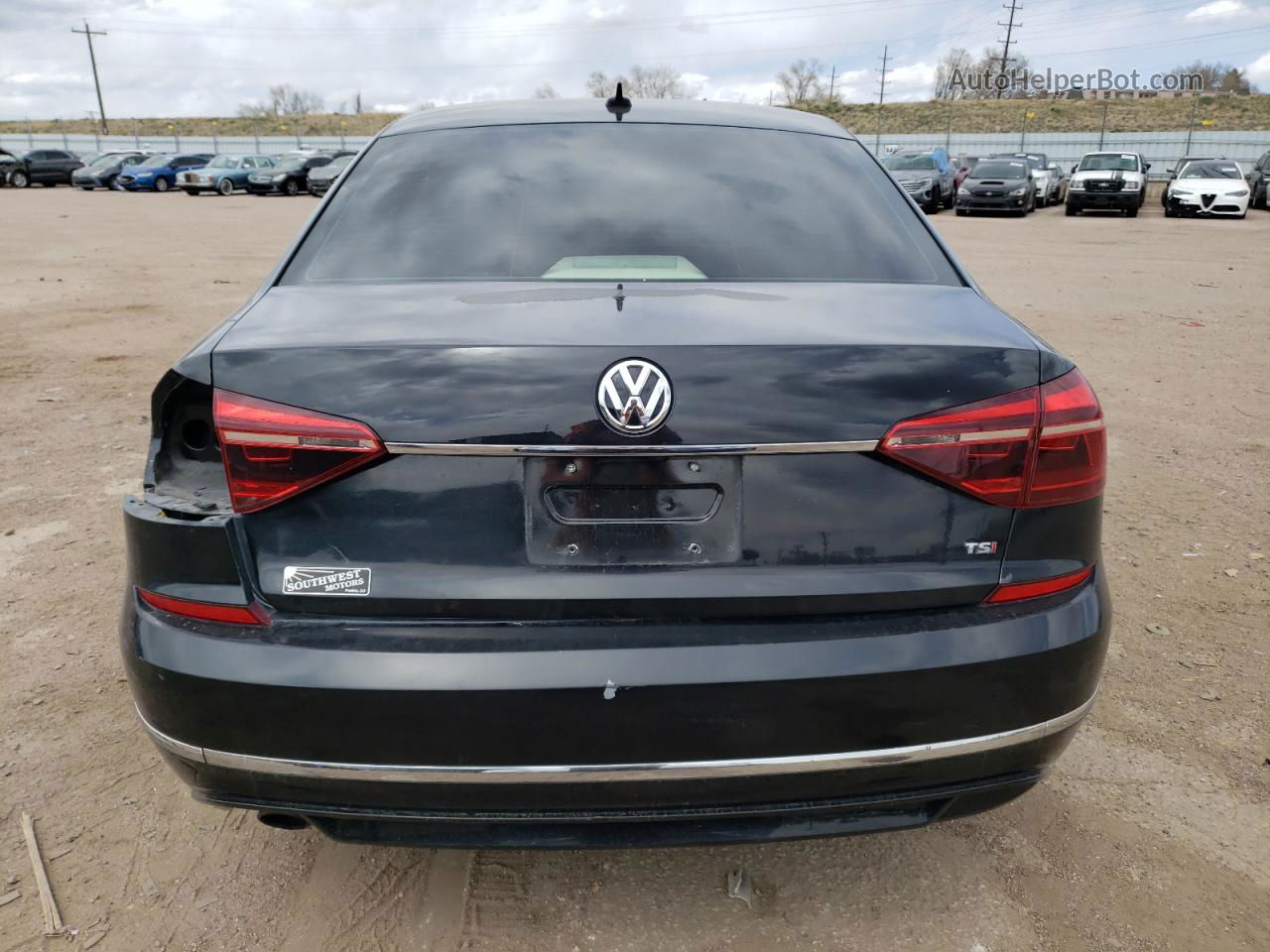 2017 Volkswagen Passat R-line Black vin: 1VWDT7A37HC049116