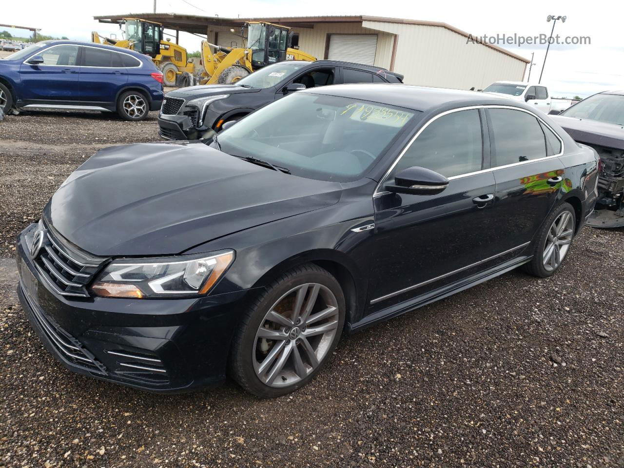 2017 Volkswagen Passat R-line Black vin: 1VWDT7A37HC055935