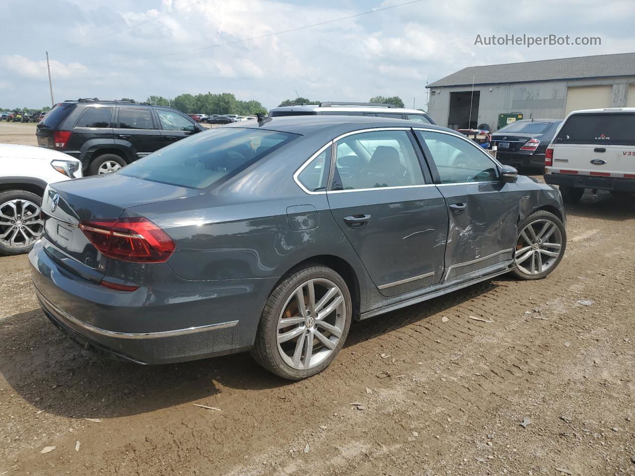 2017 Volkswagen Passat R-line Black vin: 1VWDT7A37HC064442