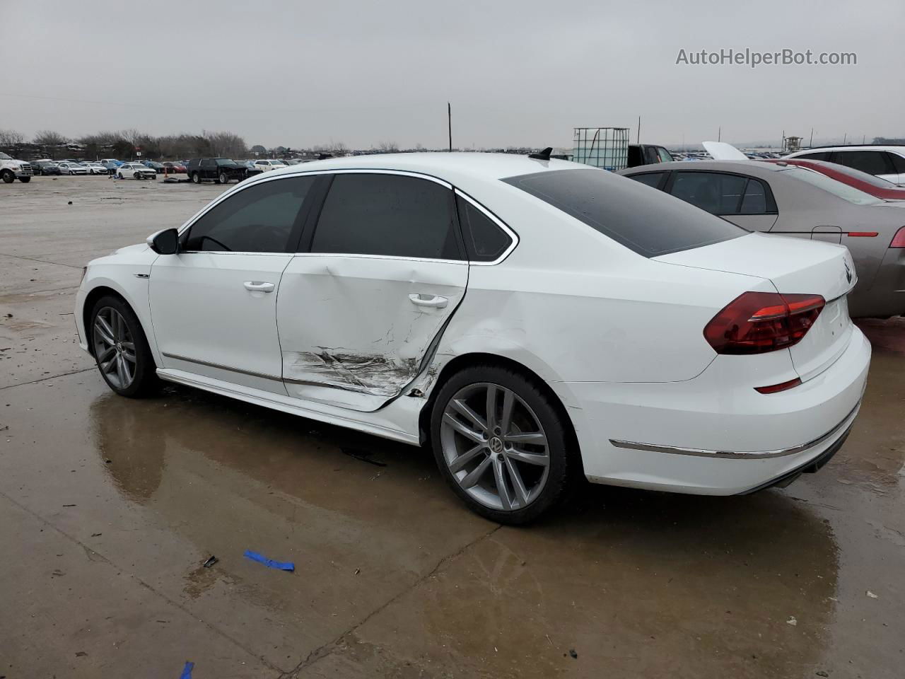 2017 Volkswagen Passat R-line White vin: 1VWDT7A38HC007005