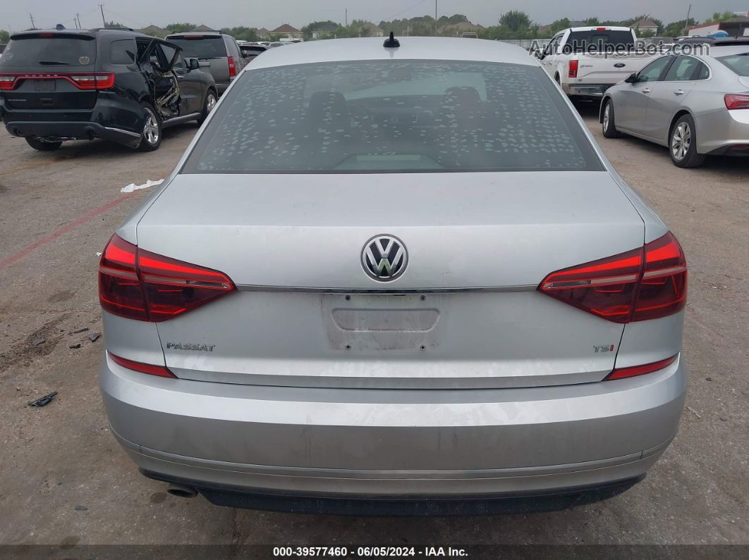 2017 Volkswagen Passat 1.8t R-line Silver vin: 1VWDT7A38HC007733