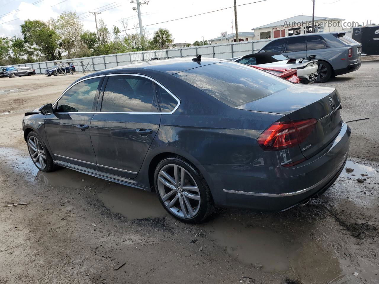 2017 Volkswagen Passat R-line Gray vin: 1VWDT7A38HC013564