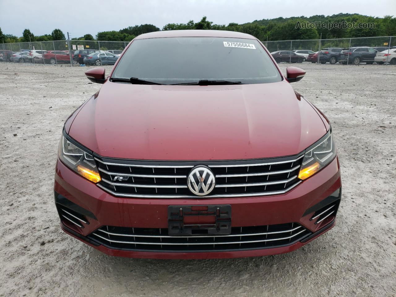 2017 Volkswagen Passat R-line Red vin: 1VWDT7A38HC027691