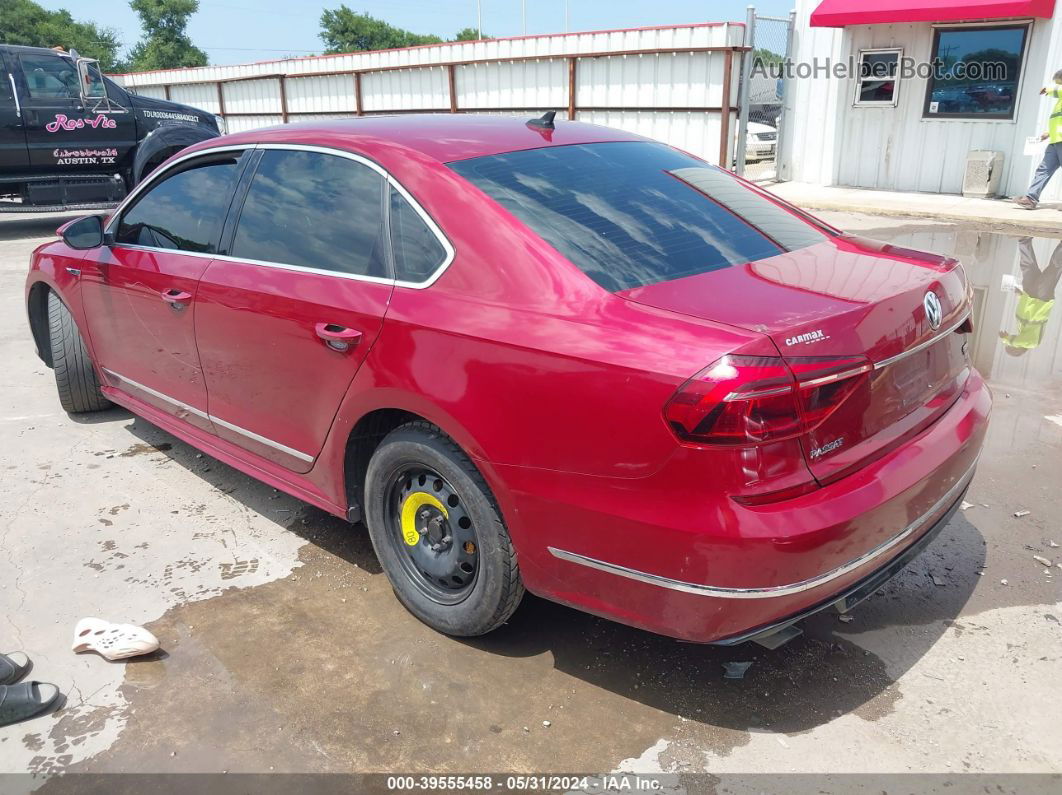 2017 Volkswagen Passat 1.8t R-line Red vin: 1VWDT7A38HC035970