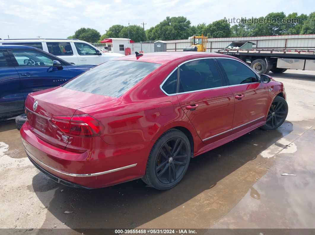 2017 Volkswagen Passat 1.8t R-line Red vin: 1VWDT7A38HC035970