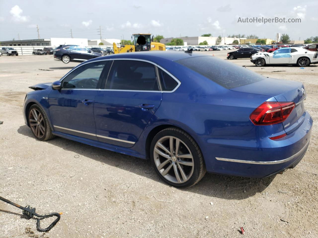 2017 Volkswagen Passat R-line Blue vin: 1VWDT7A38HC062537