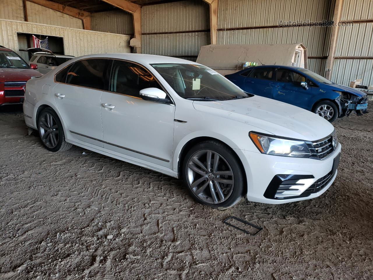 2017 Volkswagen Passat R-line White vin: 1VWDT7A39HC001956