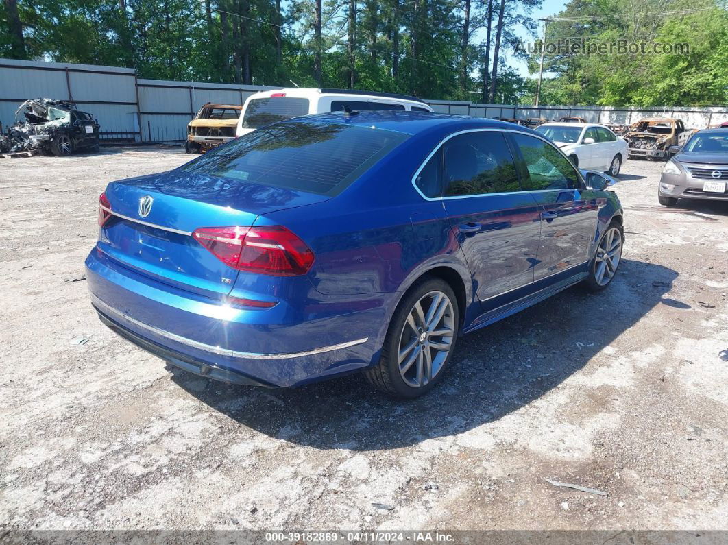 2017 Volkswagen Passat 1.8t R-line Blue vin: 1VWDT7A39HC009006