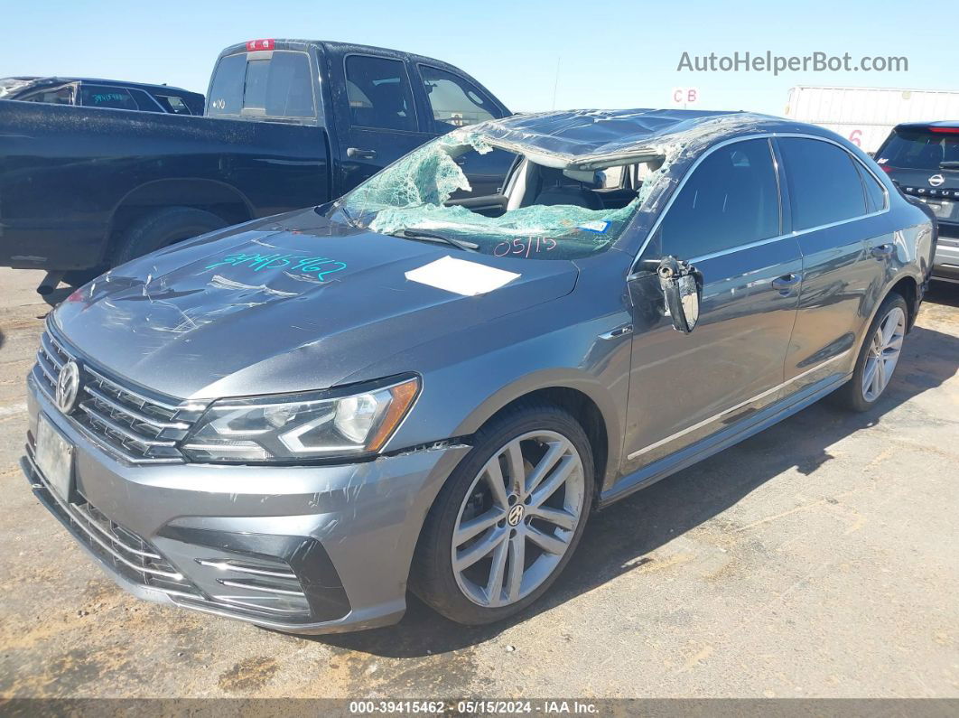 2017 Volkswagen Passat 1.8t R-line Gray vin: 1VWDT7A39HC049070