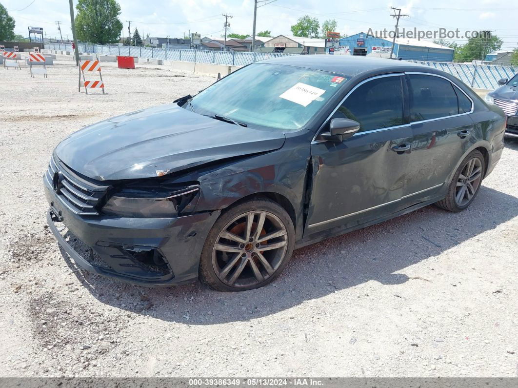 2017 Volkswagen Passat 1.8t R-line Gray vin: 1VWDT7A39HC066886