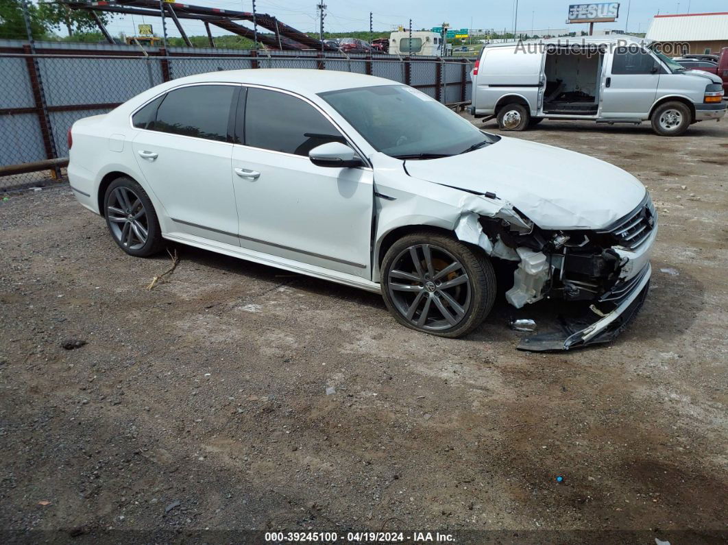 2017 Volkswagen Passat 1.8t R-line White vin: 1VWDT7A39HC072588