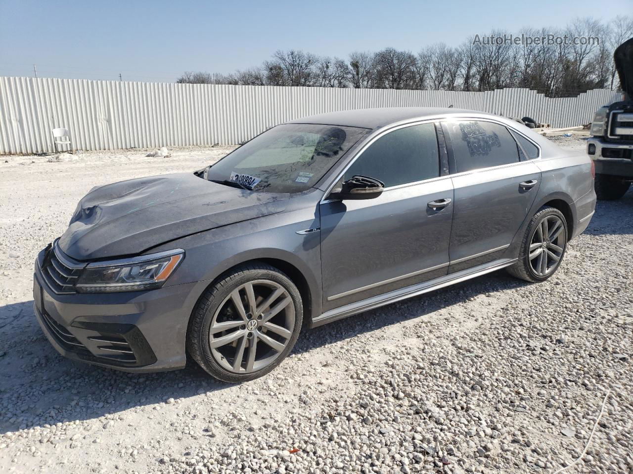 2017 Volkswagen Passat R-line Gray vin: 1VWDT7A39HC084191