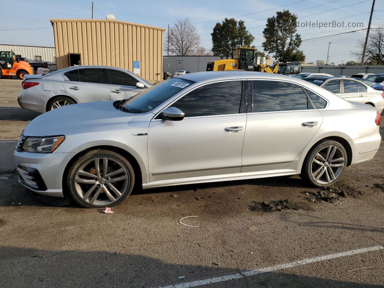 2017 Volkswagen Passat R-line Silver vin: 1VWDT7A3XHC040958