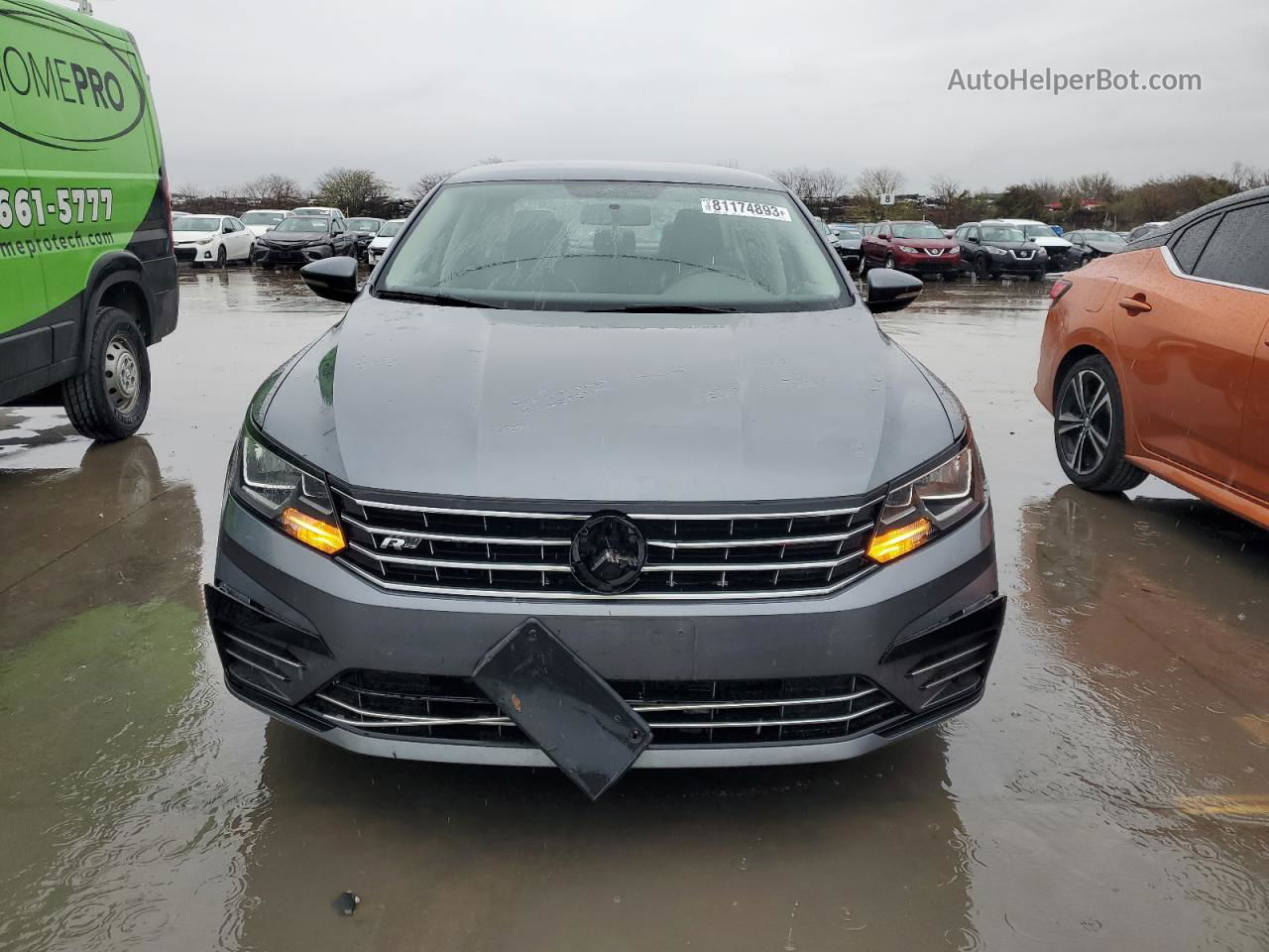 2017 Volkswagen Passat R-line Gray vin: 1VWDT7A3XHC046551