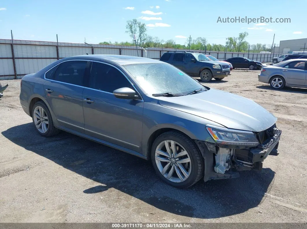 2017 Volkswagen Passat 1.8t Se Gray vin: 1VWGT7A30HC002524