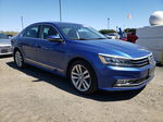 2017 Volkswagen Passat Se Синий vin: 1VWGT7A30HC016035